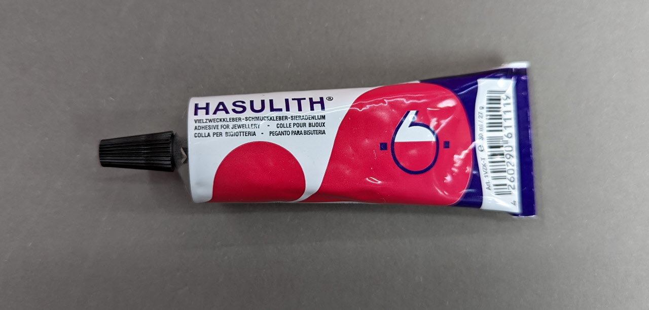 Tube de colle pour bijoux Hasulith - tube de 30 ml - 60