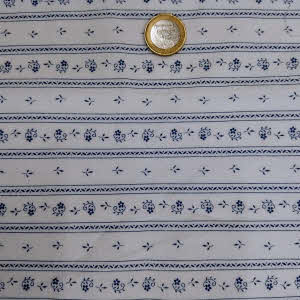 Lightweight 100% cotton fabric, ecru/indigo, 100% BW, 240gr/lfm, 145 cm ...